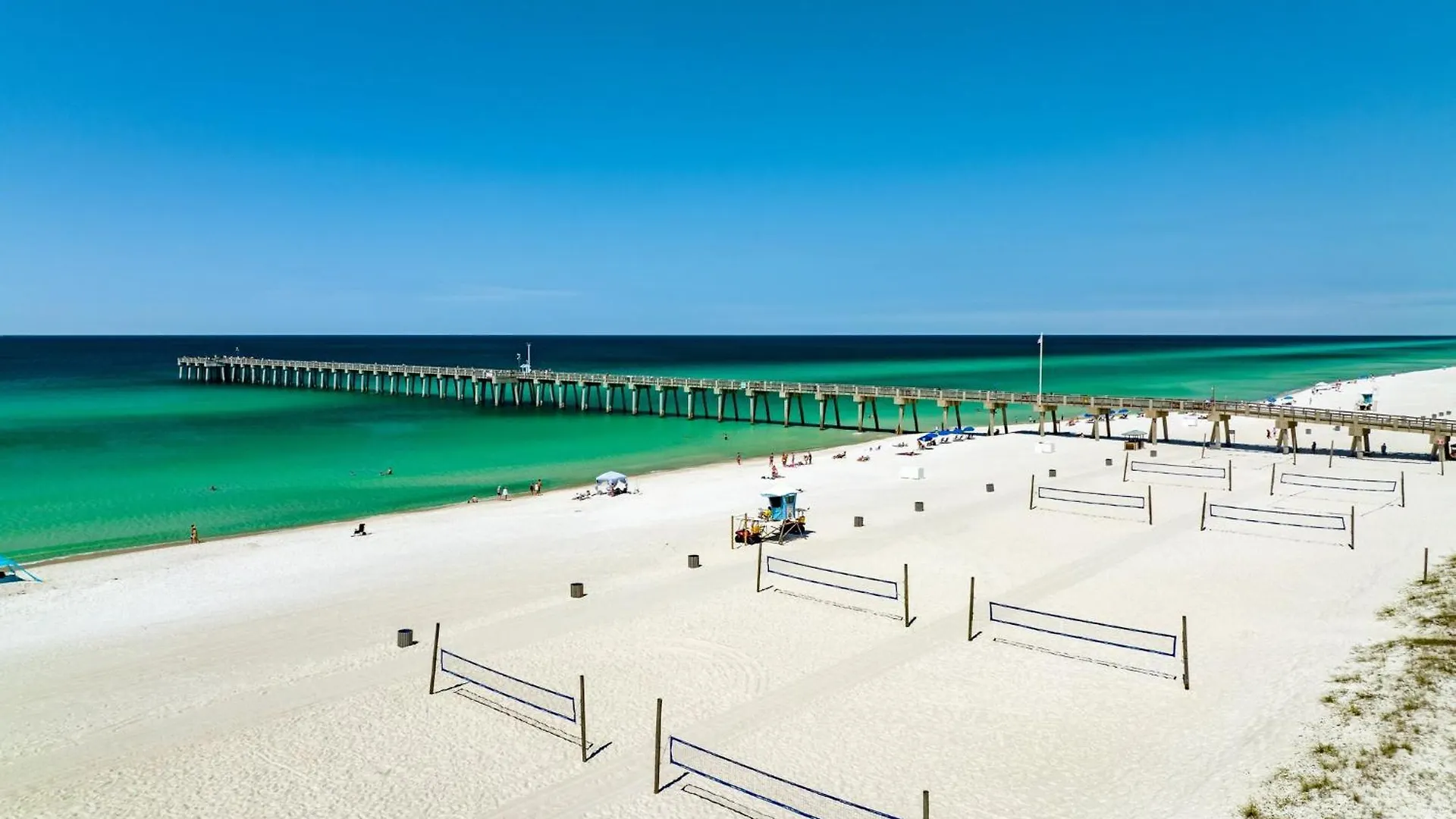 Colorful Cottage Next To Pier Park W/ Gulf Views And Pool! Panama City Beach Semesterbostad