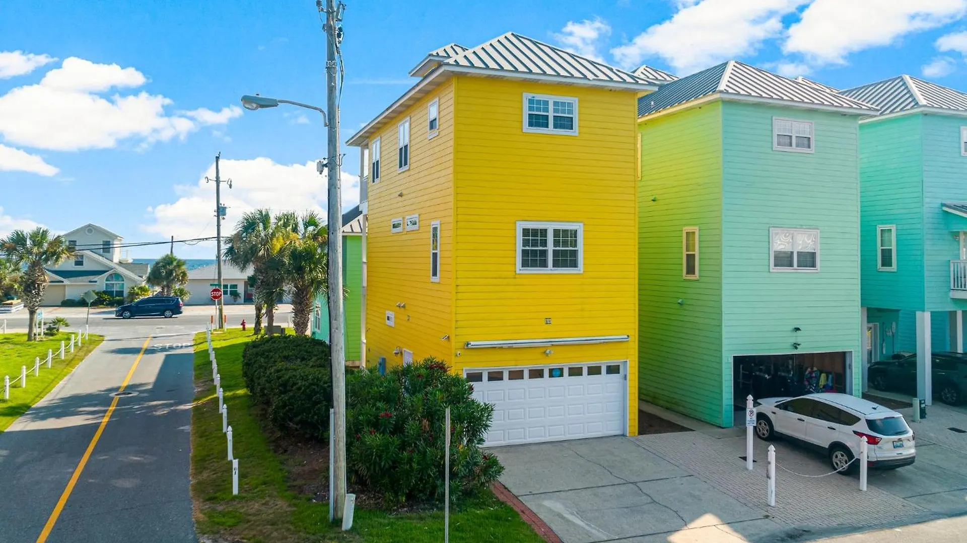 Colorful Cottage Next To Pier Park W/ Gulf Views And Pool! Panama City Beach Semesterbostad